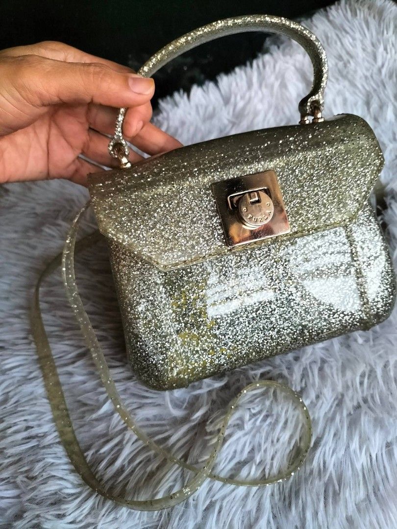 Furla Candy Mini Bon Bon Bag - Silver Metallic (Category: Luxury Bags & Wallets) located in Angeles City. Submitted by mjshoppingretail (Listing ID 1427603045, Image 2). Description: furla like new .