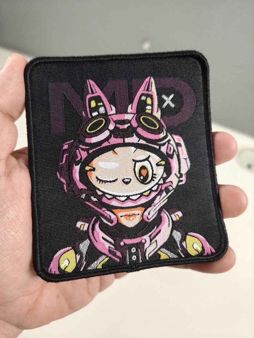 Grayscale Supply Labubu Mech Girl Patch ( Woven) (Category: Plushies & Soft Toys) located in Rizal. Submitted by epektuz_lab (Listing ID 1427569632, Image 2). Description: New Payment via GCash or BPI. Shipping fee: Buyer's expense. Shipping to be booked by the buyer..