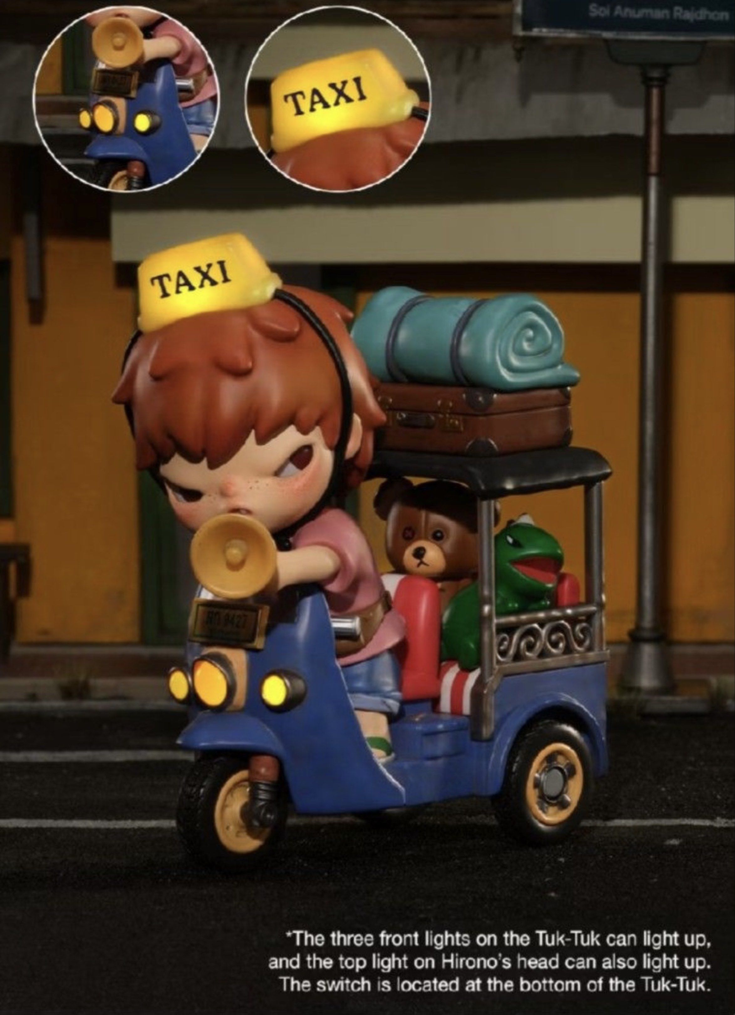 POP MART Hirono TUK-TUK フィギュア　未開封 RE STOCK/ READY STOCK —- Hirono Tuk-Tuk Figure 🚕 (Limited Edition