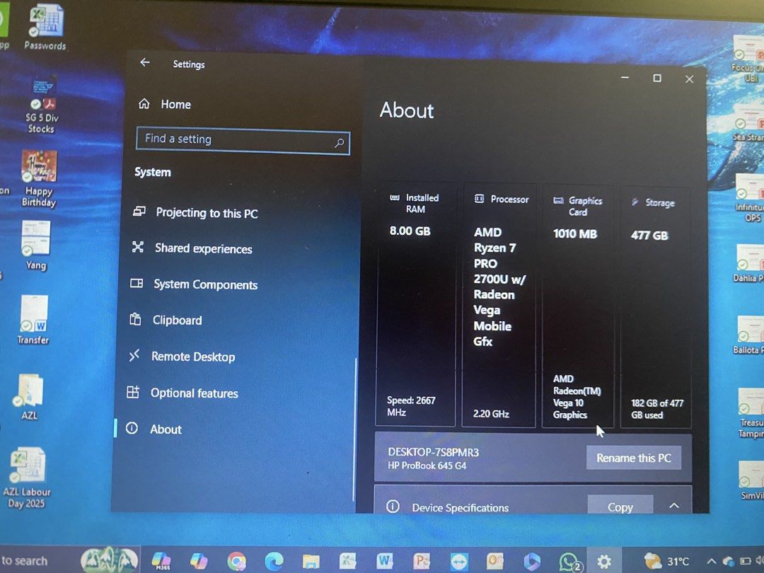HP ProBook 645 G4 Laptop - AMD Ryzen 7
