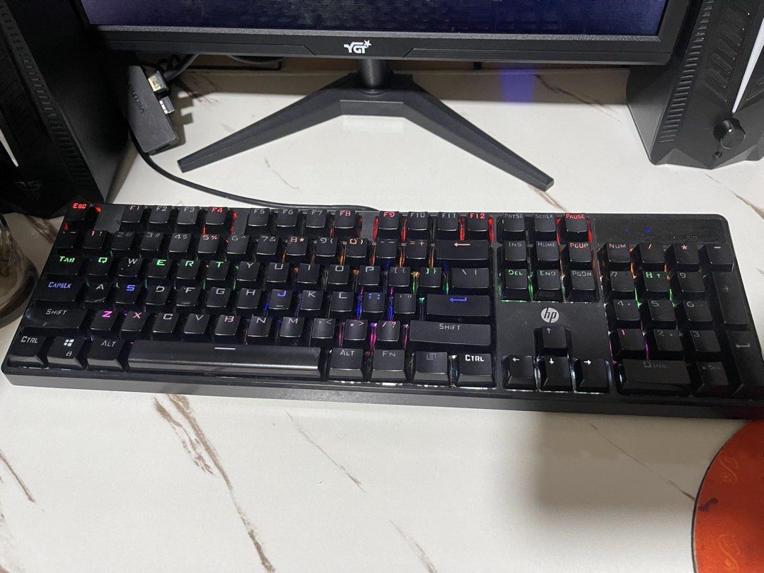 HP RGB Gaming Keyboard (Category: Computer Keyboard) located in Quezon City. Submitted by micoshoppe (Listing ID 1427608722, Image 1). Description: .