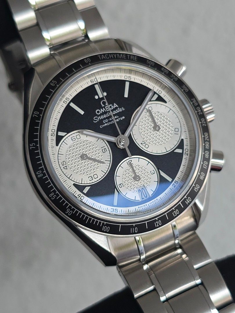 MARCH 2026 OMEGA SPEEDMASTER RACING CHRONOGRAPH REVERSE PANDA DIAL 326 ...
