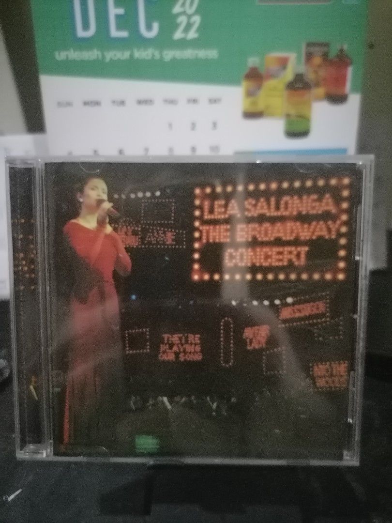 Lea Salonga - The Broadway Concert CD (Category: CDs & DVDs) located in Cabuyao City. Submitted by ariel.serrano (Listing ID 1427534595, Image 1). Description: CD features Lea Salonga's The Broadway Concert. The CD includes songs like "Maybe", "I Can See It", "I Enjoy Being a Girl", and more. The CD case has a picture of Lea Salonga on the front and back. The CD itself is black with the title and artist printed on it..