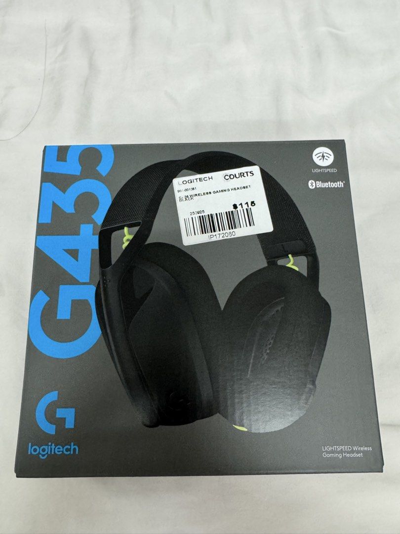 Logitech G435 LIGHTSPEED Wireless Gaming Headset - Black