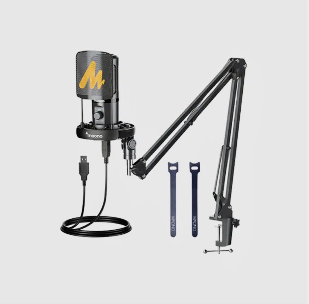 MAONO PM461S USB Microphone Boom Arm Set (Full Set)