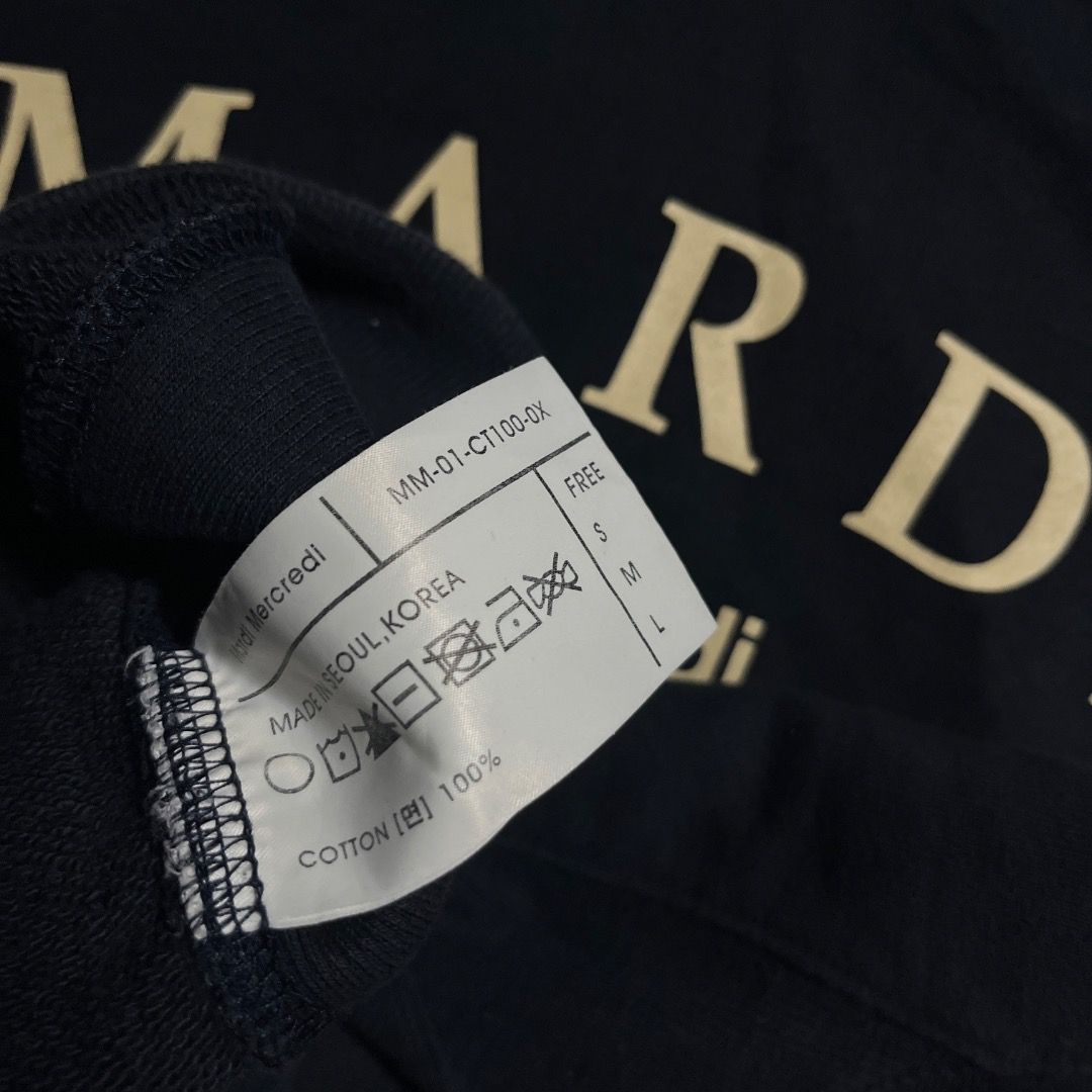 Mardi Mercredi Navy Blue Sweater (Category: Coats, Jackets and Outerwear) located in Caloocan City. Submitted by noir.closet.ph (Listing ID 1427544343, Image 3). Description: Excellent Condition No flaws Complete tags Guaranteed authentic.