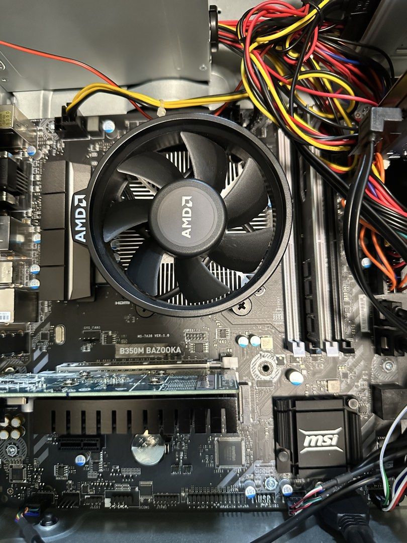 MSI B350M BAZOOKA Gaming and AMD Ryzen 5 2400G