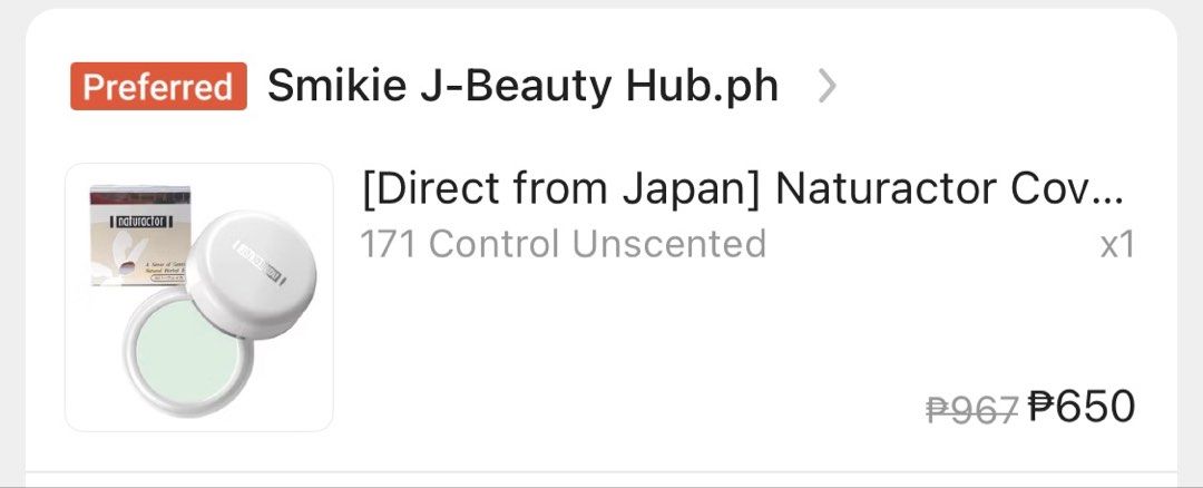 Naturactor Concealer 171 (Category: Makeup) located in Cebu City. Submitted by mariascart (Listing ID 1427567362, Image 3). Description: Original Swatched once Rfs: I prefer liquid formulation Bought last march 7, 2026 .