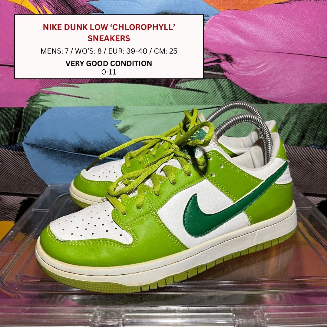 Nike Dunk Low 'Chlorophyll' Sneakers (Category: Sneakers) located in Leyte. Submitted by shoptastic_ph (Listing ID 1427636414, Image 1). Description: PM for more details - All detailed pictures are posted - We ship nationwide Thank you for shopping! ☺️ .