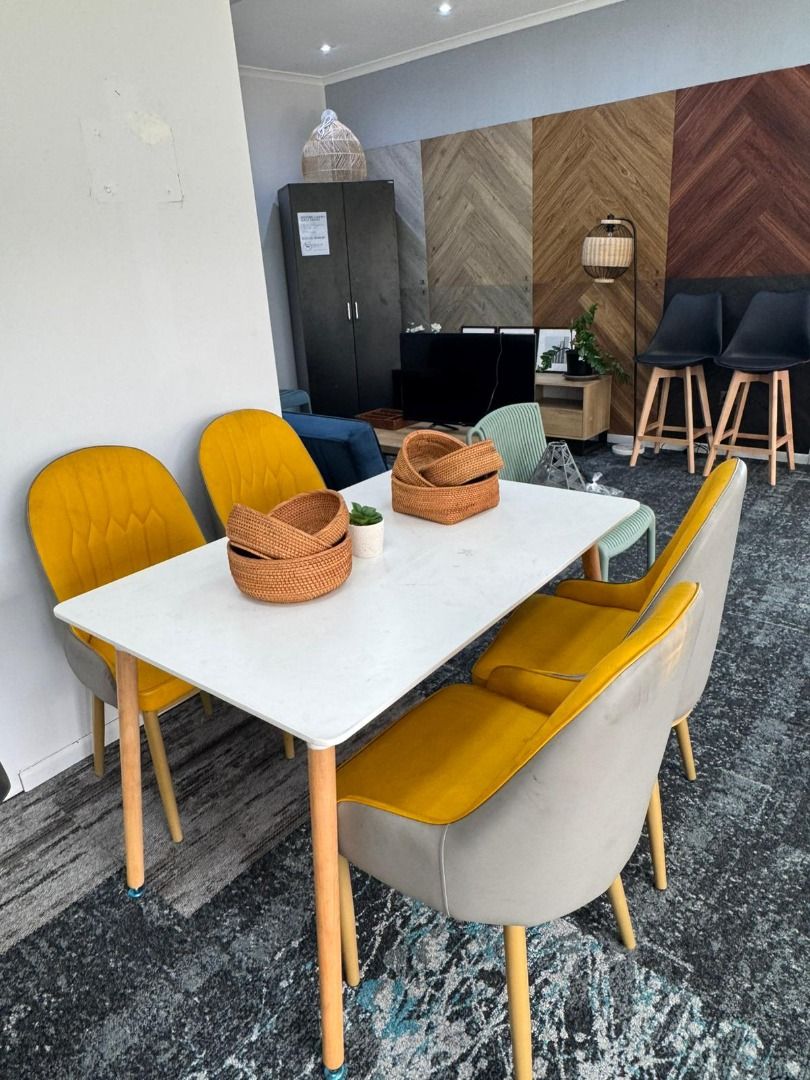 Oliver 120cm Rectangle Dining Table (Category: Furniture) located in Brisbane. Submitted by priceworth_brisbane (Listing ID 1427547143, Image 3). Description: Oliver 120cm Rectangle Dining Table Product Features: The table is made of medium-density fibreboard, creating a smooth and stable look. The table provides ample room, suitable for 4 or 6 persons dining together. The modern and simple design will nicely blend with other furniture in your ro