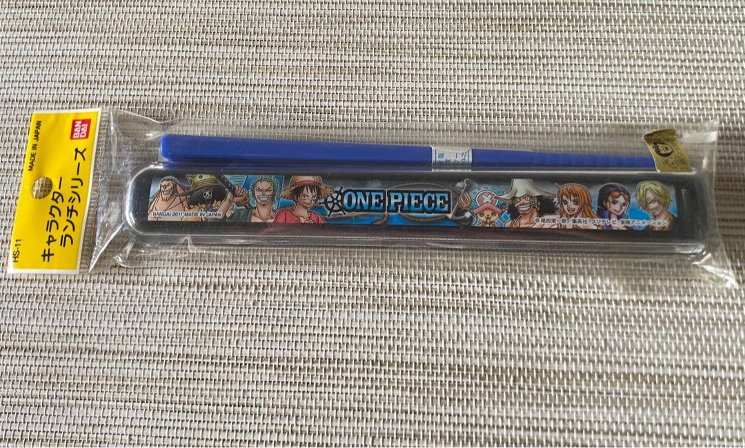 One Piece Anime Chopstick Set with case (Category: Dinnerware & Cutlery) located in Davao. Submitted by shauitoys2019 (Listing ID 1427618855, Image 1). Description: From Japan Brand new.