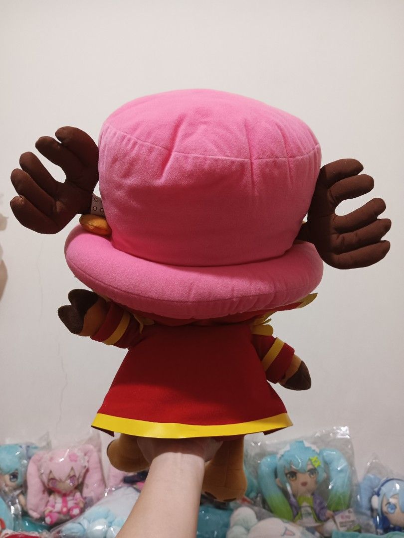 One Piece Chopper Banpresto Big Plush (Category: Plushies & Soft Toys) located in Manila. Submitted by playmateklub (Listing ID 1427563815, Image 2). Description: - Brand: Banpresto - Issue: Missing nose - Shipping fee c/o buyer - No COD. Payment First..