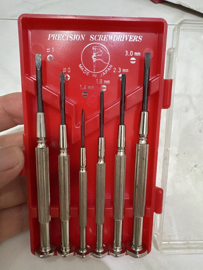 Precision screwdriver Made in Japan (Category: Construction Tools & Equipment) located in Cavite. Submitted by cavalen (Listing ID 1427591864, Image 2). Description: japan surplus AS-IS sobra (-) kulang (+) see photo.