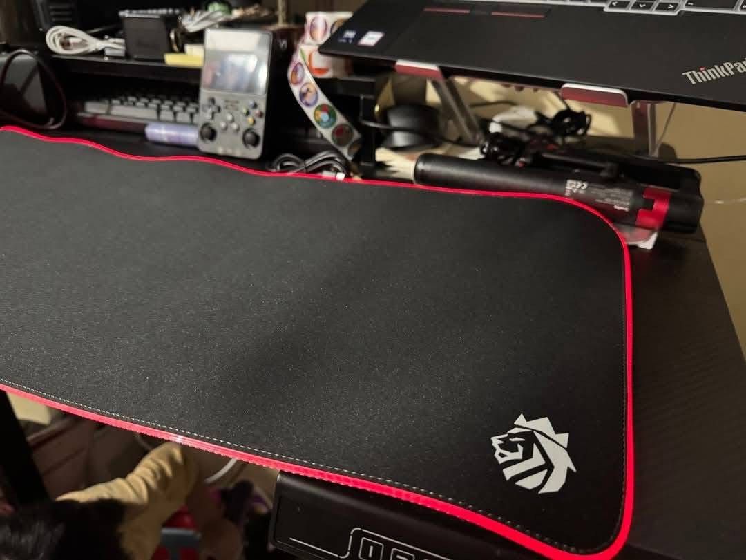 RGB Gaming Mousepad (Category: Mouse & Mousepads) located in Mandaluyong City. Submitted by kendykeyn (Listing ID 1427596958, Image 1). Description: Brand new. Never used, opened lang to check if working ang lights. Bought this for Php714.00 With box..