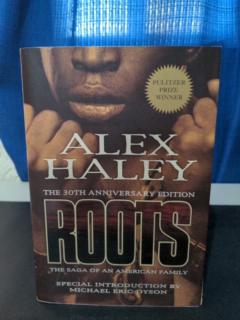 Roots (30th anniv.ed.) by Alex Haley (PB) (Category: Storybooks) located in Baguio. Submitted by fosterthe (Listing ID 1427530823, Image 1). Description: READ DESCRIPTION FIRST Roots by Alex Haley (30th Anniv. ed) Trade paperback with deckled edges Good condition Pages are clean Issues: Yellowed pages and foxing Available if not reserved or sold (obviously) GCASH ONLY LBC & J&T COURIER ONLY .