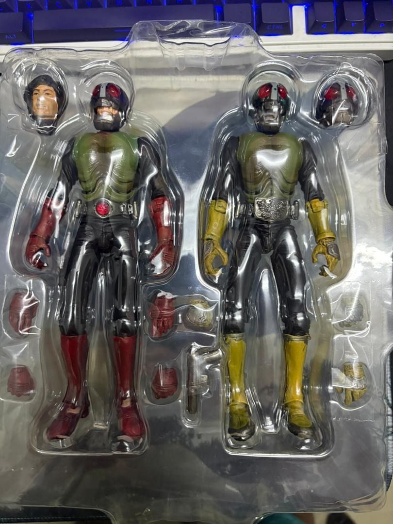 SIC KAMEN RIDER RIDER II & SHOCKER RIDER SUPER IMAGINATIVE CHOGOKIN VOL ...