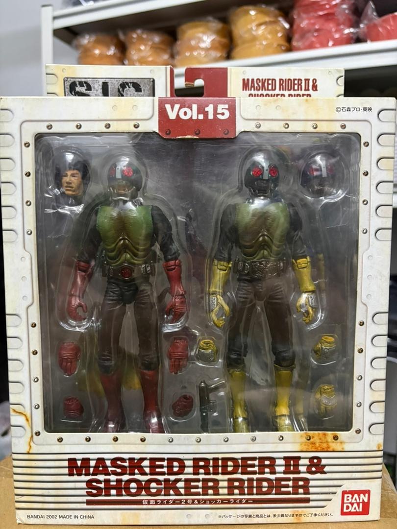 SIC KAMEN RIDER RIDER II & SHOCKER RIDER SUPER IMAGINATIVE CHOGOKIN VOL ...