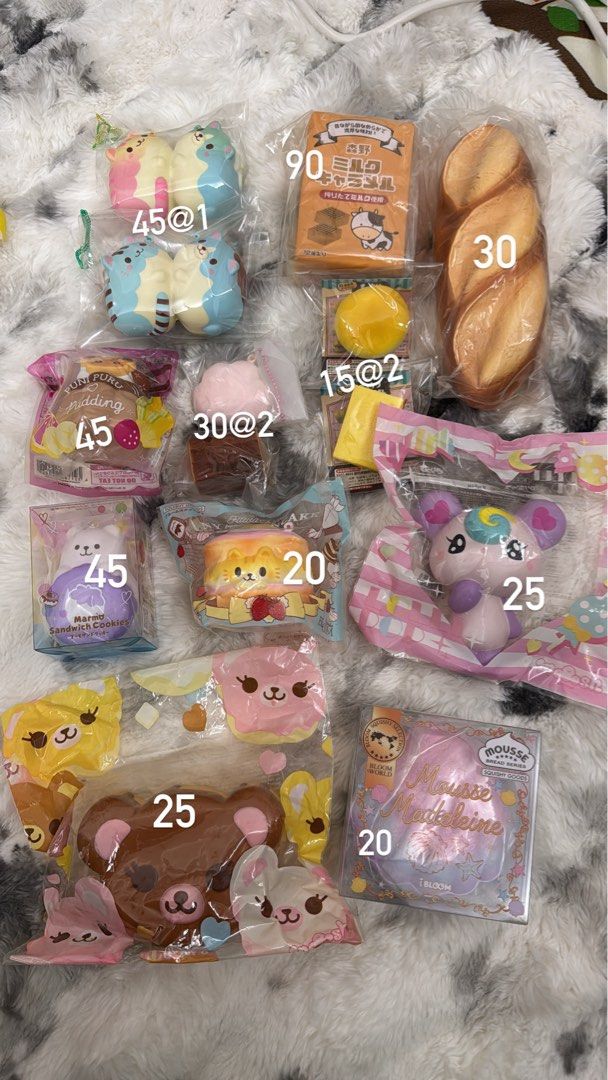 Squishy （分類：互動玩具）位於 Hong Kong。 由 1625kk 提交（商品編號 1427542811，圖片 4）。簡介： 全部唔show condi（大部分都condi好好）。