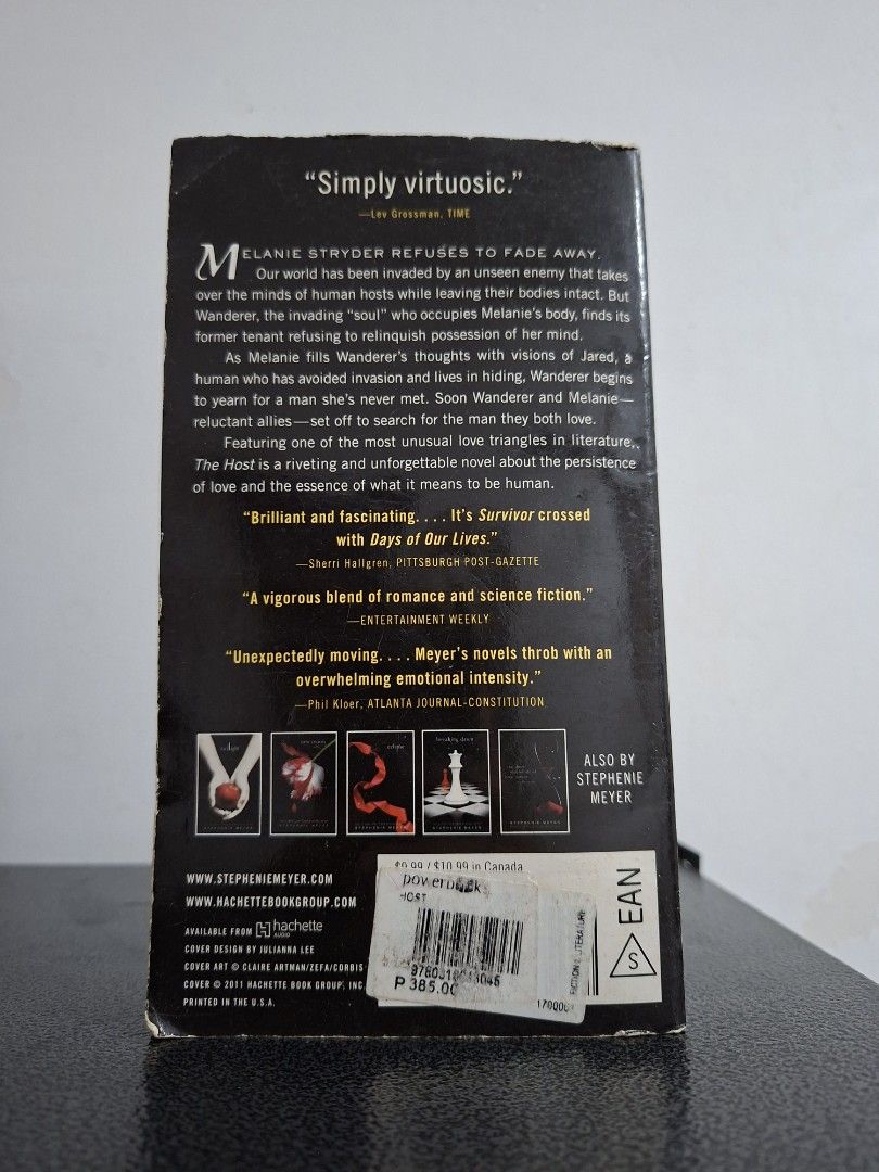 The Host by Stephenie Meyer (Category: Storybooks) located in Antipolo. Submitted by cobys4 (Listing ID 1427627406, Image 3). Description: Payment thru gcash no missing pages.