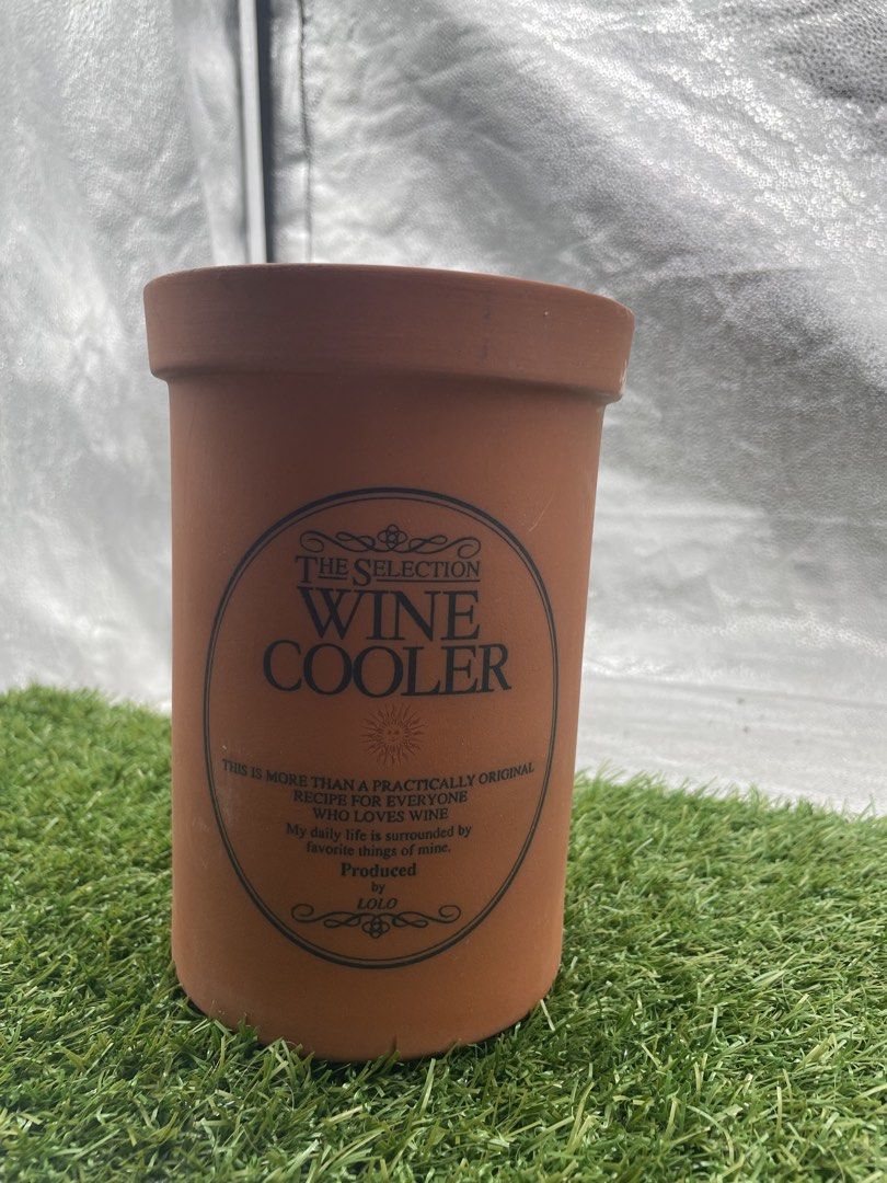 The Selection Wine Cooler (Category: Food Organization & Storage) located in Quezon City. Submitted by eilgaraje (Listing ID 1427510461, Image 1). Description: Japan surplus possible vintage Lolo wine cooler natural terracotta cooling Keeps wine chilled using evaporation cooling method Ideal for serving wine without ice or electricity Stylish printed label adds a vintage, elegant touch Durable clay material, perfect for home or outdoor use 🍷 Pro