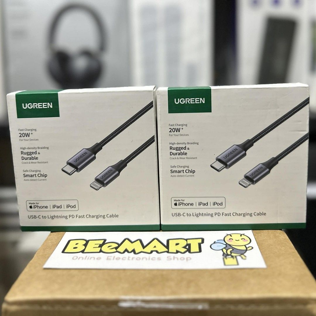 UGREEN USB C to Lightning PD Fast Charging Cable 2m (Category: Chargers & Cables) located in Cabuyao City. Submitted by beemartshop (Listing ID 1427498454, Image 1). Description: 𝗢𝗥𝗜𝗚𝗜𝗡𝗔𝗟 • 𝗕𝗥𝗔𝗡𝗗𝗡𝗘𝗪 • 𝗔𝗨𝗧𝗛𝗘𝗡𝗧𝗜𝗖 🏷️𝗣𝗥𝗜𝗖𝗘: ₱899.00 𝗟𝗢𝗖𝗔𝗧𝗜𝗢𝗡: 📍 𝗕𝗘𝗘𝗠𝗔𝗥𝗧 𝗣𝗛 𝗣𝗨𝗟𝗢 𝗖𝗔𝗕𝗨𝗬𝗔𝗢 𝗟𝗔𝗚𝗨𝗡𝗔 ℹ️𝗧𝗵𝗶𝘀 𝗶𝘀 𝘁𝗵𝗲 𝘀𝗲𝗰𝗼𝗻𝗱 𝗠𝗮𝗿𝗸𝗲𝘁𝗽𝗹𝗮𝗰𝗲 𝗣𝗮𝗴𝗲 𝗼𝗳 𝗕𝗘𝗘𝗠𝗔𝗥𝗧 _________________________