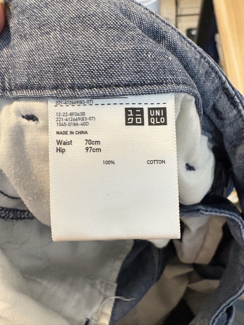 Uniqlo Denim Pants (Category: Jeans) located in Quezon City. Submitted by ceeceee_ (Listing ID 1427554261, Image 2). Description: Uniqlo Denim Jeans - Straight cut.