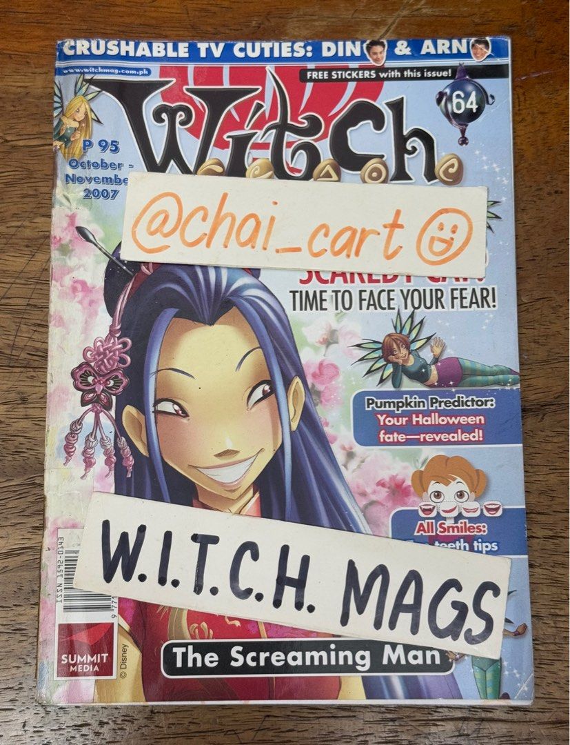 WITCH MAGAZINE WITCH COMICS LAST SAGA ISSUE NO. 64 (Category: Comics & Manga) located in Manila. Submitted by chai.cart (Listing ID 1427616394, Image 1). Description: WITCH MAGAZINE WITCH COMICS LAST SAGA ISSUE NO. 64 🔴 KINDLY READ BEFORE TRANSACTING 🔴 DON’T BUY IF YOU’RE SENSITIVE. - all items are PRELOVED - considered RARE and LIMITED - PLS MANAGE YOUR EXPECTATIONS as these are OLD copies. some FOLD or TEAR may be present (mostly on the cover