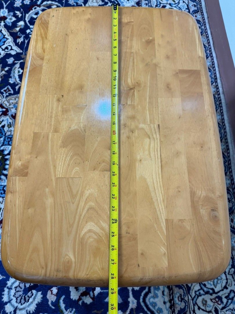 Wooden Low Folding Table (Category: Tables & Sets) located in Quezon City. Submitted by dannikkishoppe2 (Listing ID 1427580751, Image 2). Description: Wooden Low Folding Table ‼️₱3200‼️ Natural wood In good condition These are SURPLUS items and not BRAND NEW. Please manage your expectations as there might be minimal flaws. Color may vary due to lighting, it may appear darker or lighter in person. Check photos first before buying. Please refrain f