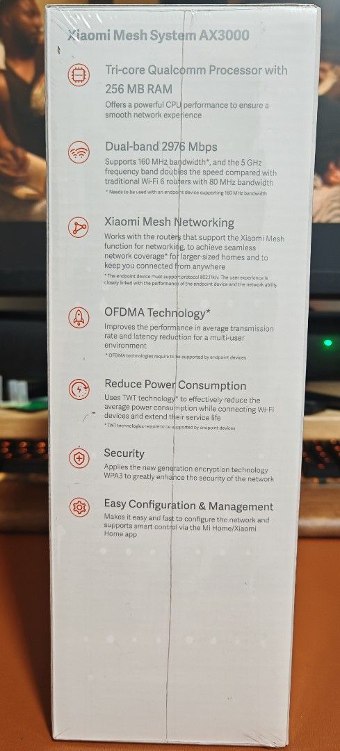 Mesh 3000 Computer Xiaomi Mesh System AX3000 (1-pack), Computers & Tech, Parts ...