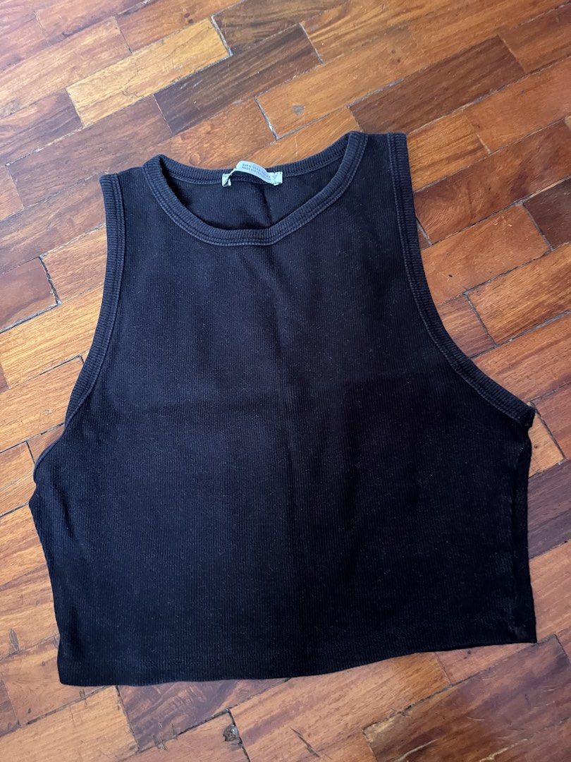 Zara Black Ribbed Tank Top (Category: Sleeveless) located in Muntinlupa City. Submitted by ysabeb (Listing ID 1427554816, Image 1). Description: .