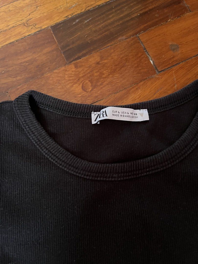 Zara Black Ribbed Tank Top (Category: Sleeveless) located in Muntinlupa City. Submitted by ysabeb (Listing ID 1427554816, Image 2). Description: .