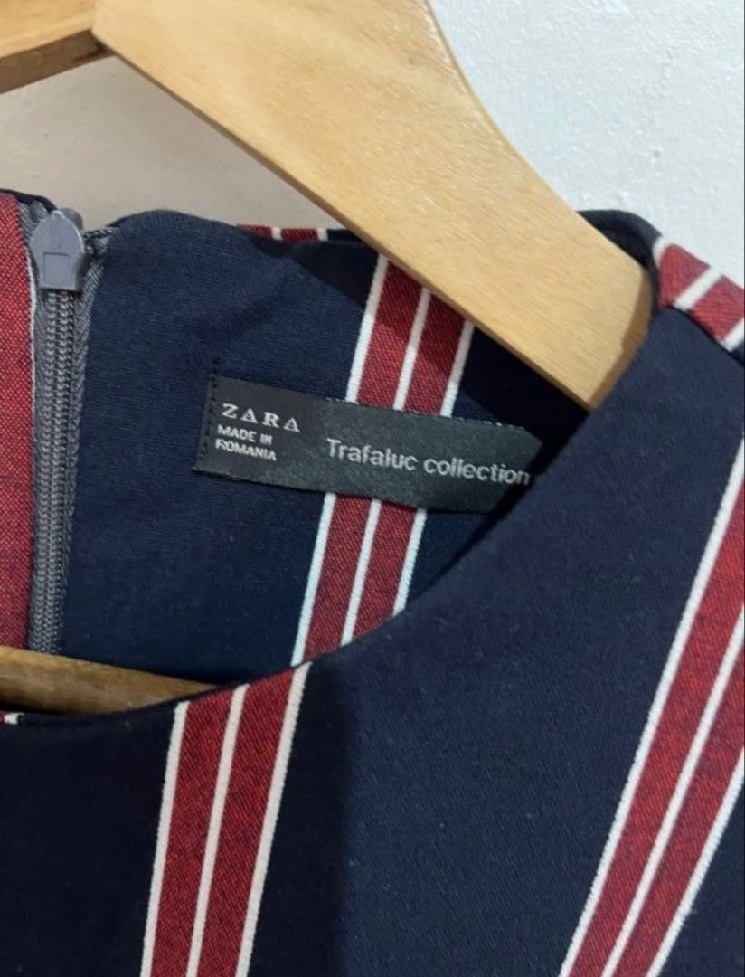Zara Striped Dress (Category: Dresses) located in Pasig City. Submitted by dc_declutters (Listing ID 1427610644, Image 3). Description: Decluttering XS on tag but can fit small.