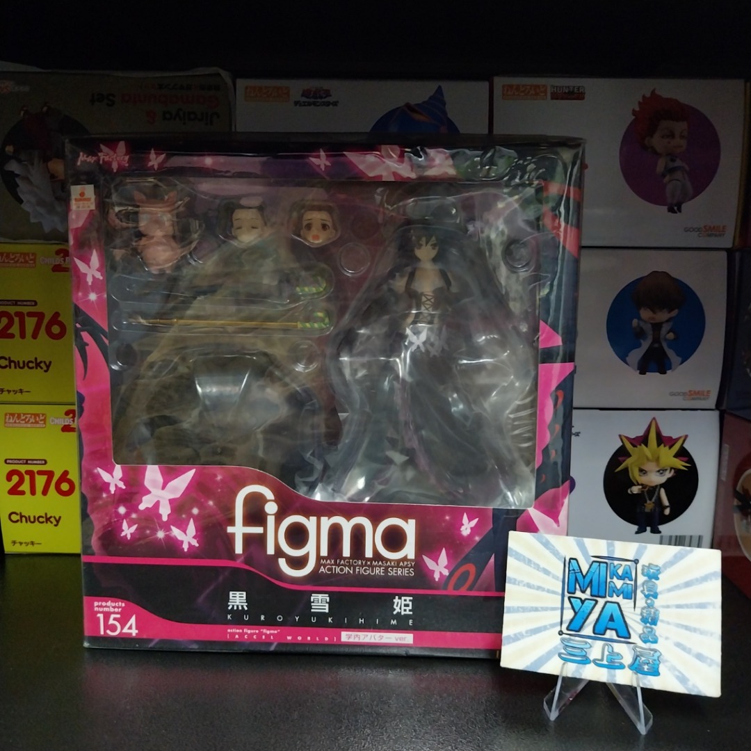 三上屋 日版現貨 Max Factory FIGMA 154 黑雪姬 校內虛擬角色ver. : 加速世界 / GSC figma no.154 ...