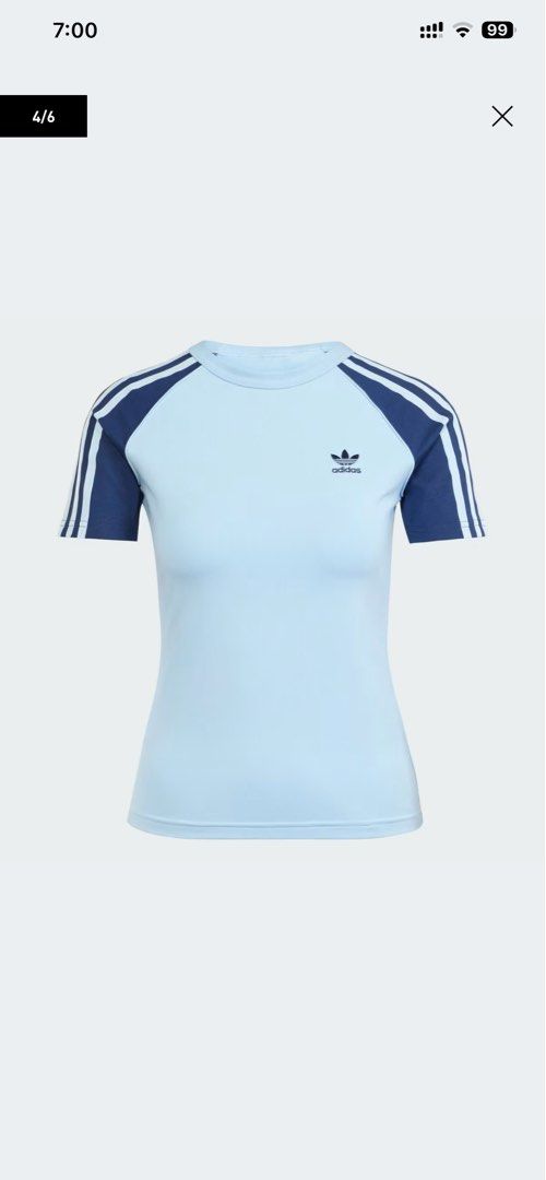 Adidas Womens Raglan Slim Tee (Category: Shirts) located in Rizal. Submitted by okcath (Listing ID 1427722590, Image 3). Description: Almost new. Used only once..