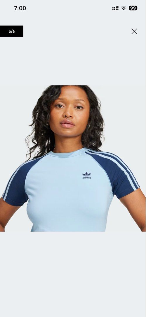 Adidas Womens Raglan Slim Tee (Category: Shirts) located in Rizal. Submitted by okcath (Listing ID 1427722590, Image 1). Description: Almost new. Used only once..