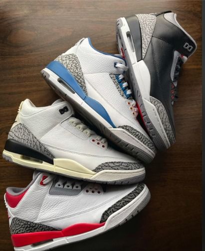 Air Jordan 3 - Multiple Colorways, Men's Fashion, Footwear, Sneakers on ...