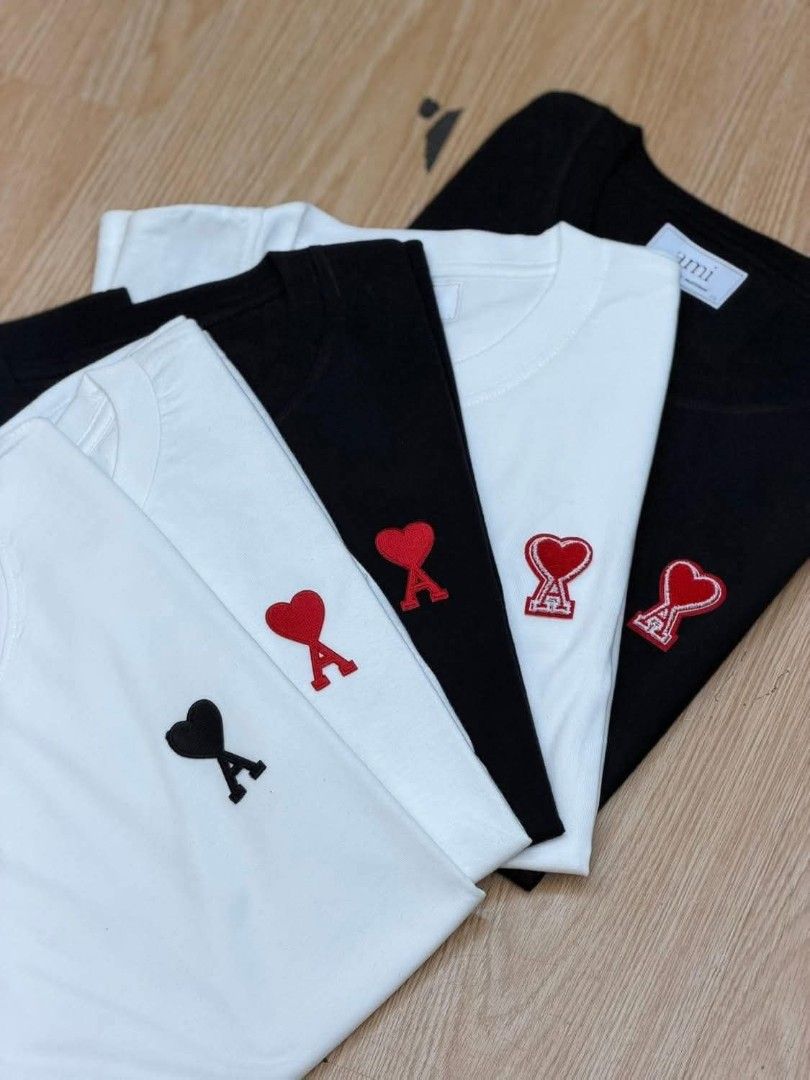AMI Paris Heart Logo T-shirts (Category: Tshirts & Polo Shirts ) located in Manila. Submitted by lenpot15 (Listing ID 1427671224, Image 1). Description: Size available S to 2 Xl.