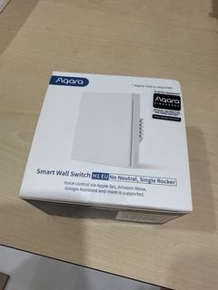 Aqara Z1 Pro Smart Wall Switch 1 Gang white, TV & Home Appliances ...