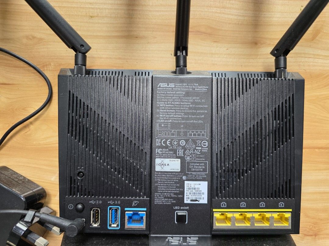 ASUS RT-AC68U Wireless Router474527621291724801