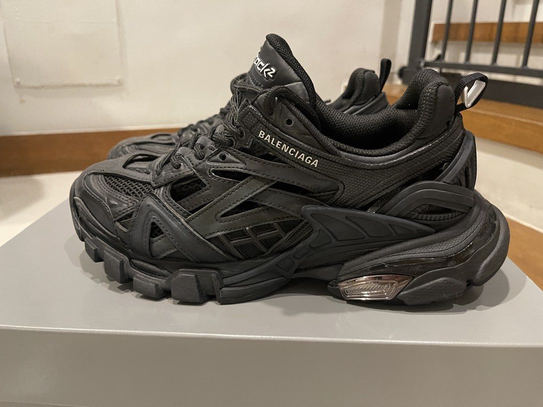 Balenciaga Track 2 Sneakers (Category: Sneakers) located in Quezon City. Submitted by midzammar (Listing ID 1427750844, Image 3). Description: Balenciaga Track 2 Sneakers (size 38) PHP 27,000 ~ bought from net-a-porter for PHP 50-60k+ ~ used twice only ~ with original box, dustbags (soft copy of receipt can be provided. i cannot give the hard copy as i bought multiple items with the shoes) ~ free shipping within metro manila!.