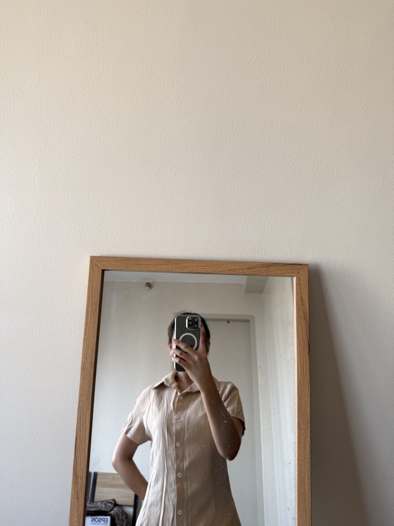 Beige polo dress (Category: Dresses) located in Manila. Submitted by ej_guyud00 (Listing ID 1427693832, Image 2). Description: 💌 polo dress 💌 perfect for office.