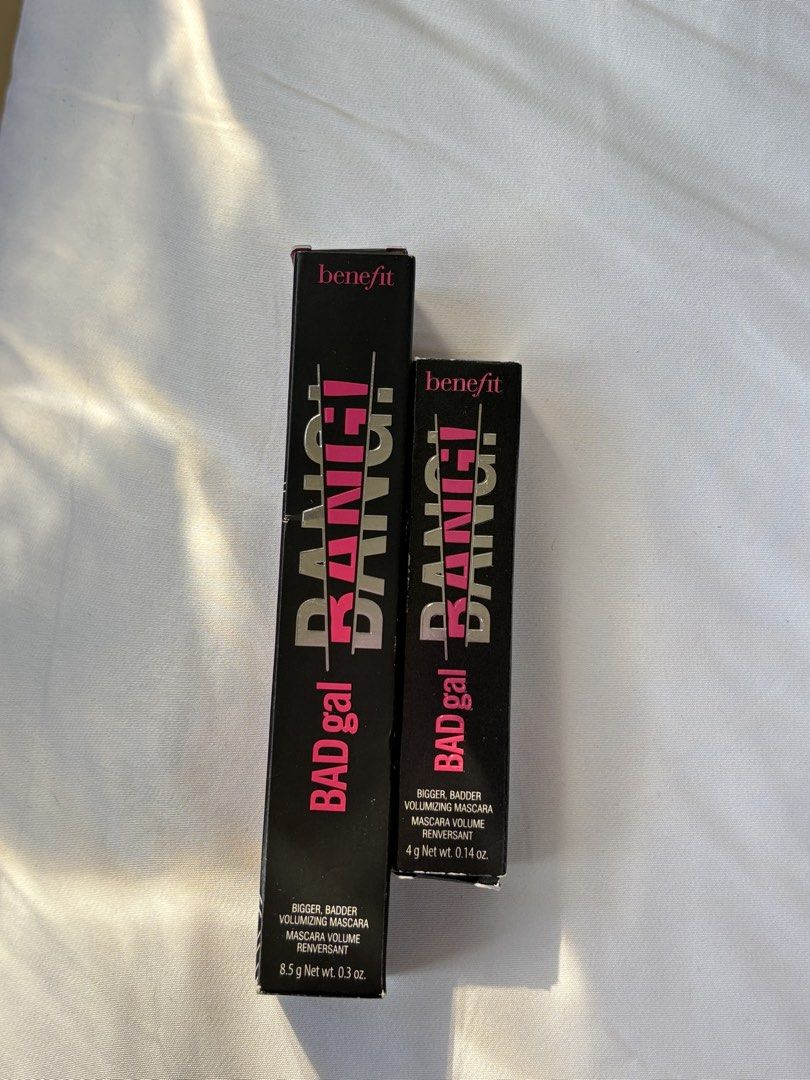 Benefit BADgal BANG! Mascara (Category: Makeup) located in Navotas City. Submitted by hellolades (Listing ID 1427691376, Image 1). Description: Benefit BADgal BANG! Mascara 8.5g: 1900 Mini: 1000.