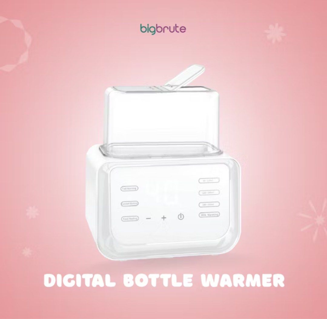 Big Brute Digital Double Bottle Warmer (Category: Breastfeeding & Bottle Feeding) located in San Pedro. Submitted by bellatheexocat (Listing ID 1427762639, Image 1). Description: -like new -with box and manuals -original price: 1,999 Product Features: Reheat, defrost, warming, and sterilizing Warm milk quickly and evenly while preserving the nutrients. Warm milk to the right temperature. Touch screen with integrated digital display. Perfect for m