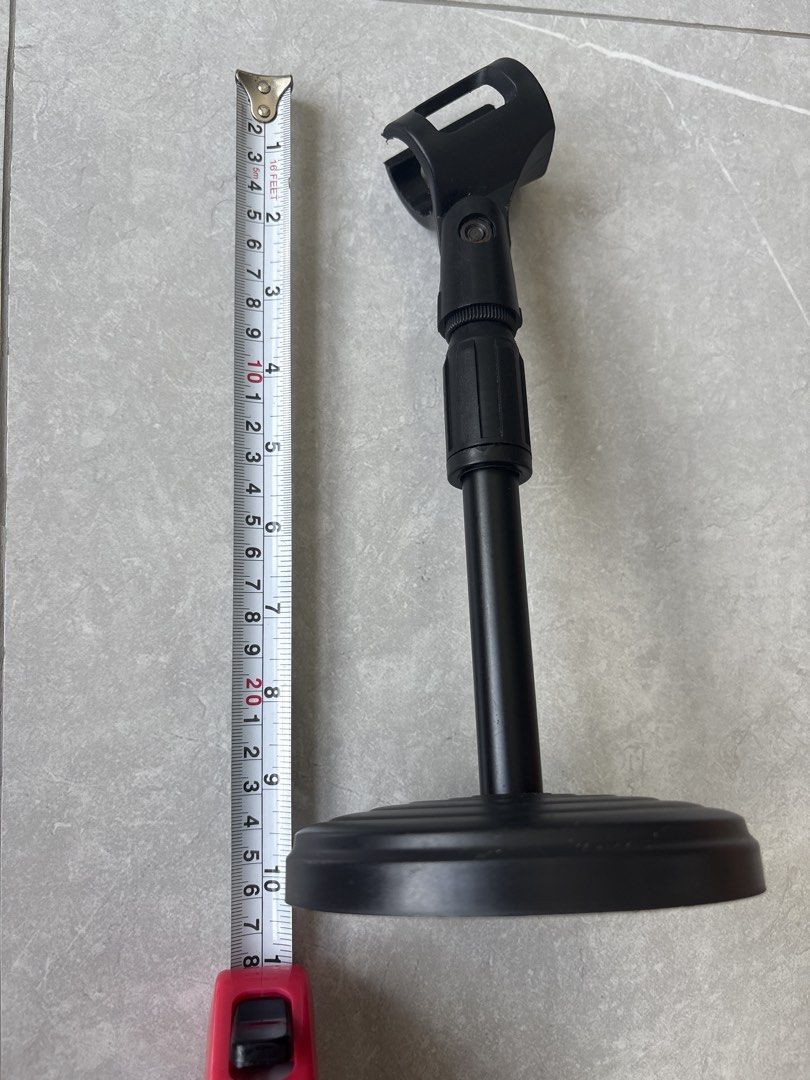Black Desktop Microphone Stand421347787099361281