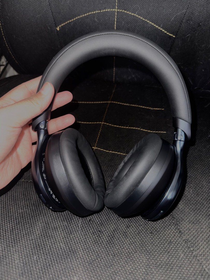 Black Over-Ear Headphones (Category: Headphones & Headsets) located in Pasig City. Submitted by xyllyx (Listing ID 1427658575, Image 2). Description: Selling Soundcore SpaceOne Headphones RFS: no longer needed .