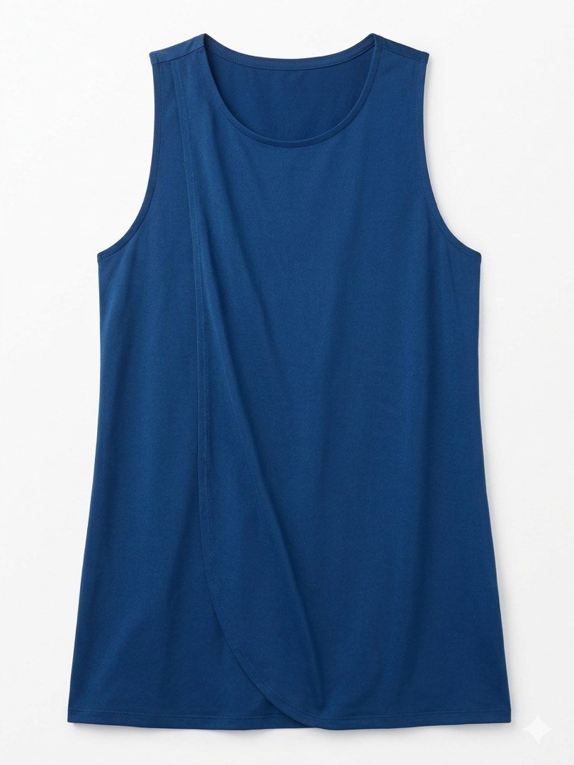 Blue and brown sleeveless satin (Category: Sleeveless) located in Paranaque City. Submitted by sabrinatantiocolim (Listing ID 1427734887, Image 1). Description: .