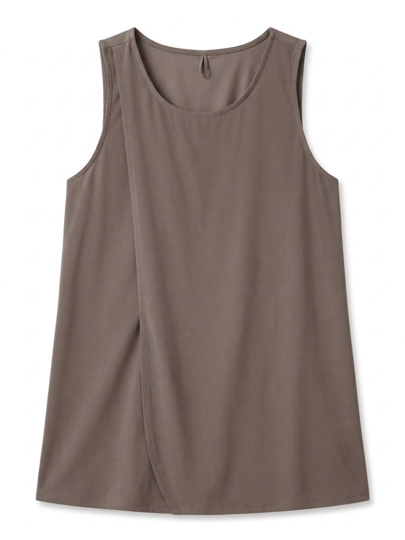 Blue and brown sleeveless satin (Category: Sleeveless) located in Paranaque City. Submitted by sabrinatantiocolim (Listing ID 1427734887, Image 2). Description: .