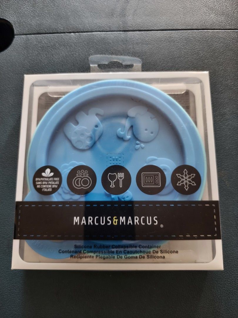 BUNDLE - BooginHead, Marcus & Marcus Baby Feeding Set & AVENT Sippy Cup (Category: Weaning & Toddler Feeding) located in Manila. Submitted by anneesp (Listing ID 1427762210, Image 2). Description: Set includes a BooginHead Super Grip Bowl, a Marcus & Marcus silicone bowl with lid, and a baby sippy cup. The BooginHead bowl has a unique suction base. The Marcus & Marcus bowl is made of silicone and has a lid. The sippy cup has handles and a lid. Al