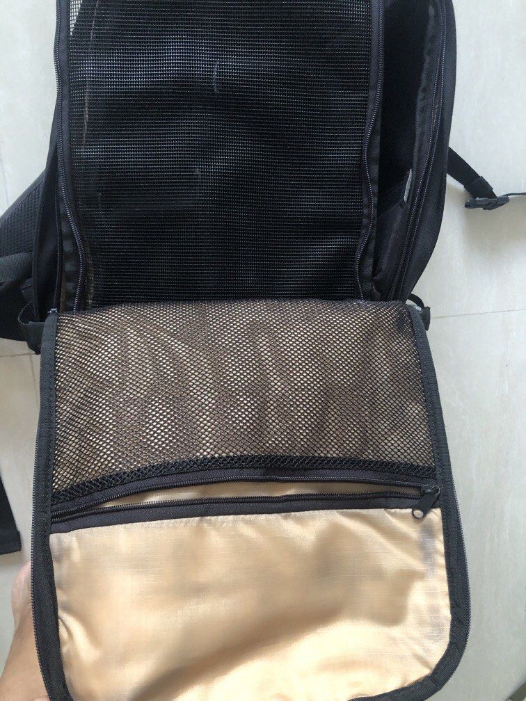Camera backpack (Category: Backpacks) located in Singapore. Submitted by sesameteeth (Listing ID 1427647352, Image 3). Description: Lightly used camera backpack to let go. Price state authenticity .