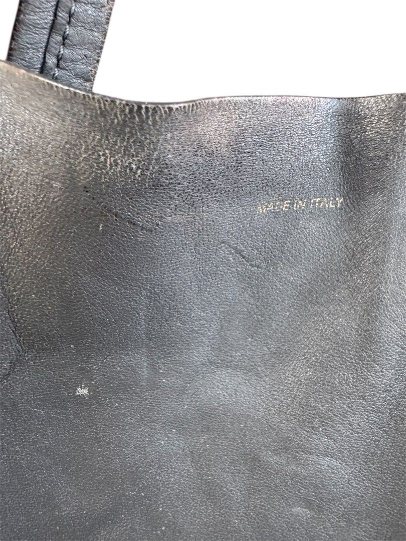Celine Leather Tote Bag (Category: Luxury Bags & Wallets) located in Lingayen. Submitted by lux_thrift (Listing ID 1427640462, Image 3). Description: SALE!!!! approximately 16x18 inches (measured flat) this needs spa(recolor) soft leather .